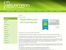 Tablet Screenshot of dr-seligmann.de